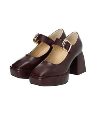 ＜an another angelus (Women)＞ワンストラップ厚底ヒールパンプス　００ＢＡ０１ｄ００２