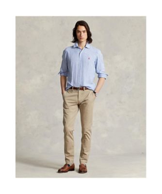 クラシック フィット ストライプド リネン シャツ ＭＮＰＯＷＯＶ１６８２２２１８ | POLO RALPH LAUREN (Men)/ポロ ラルフ  ローレン | 三越伊勢丹オンラインストア・通販【公式】