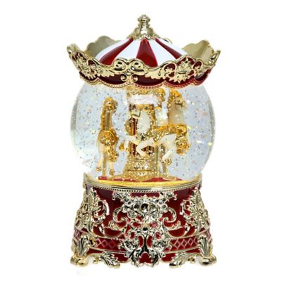 希少✨新品✨ HARMONIER クリスマス リキッド スノードーム ハルモニア クリスマスおまとめ】リキッドLEDスノードームカルーセル／レッド