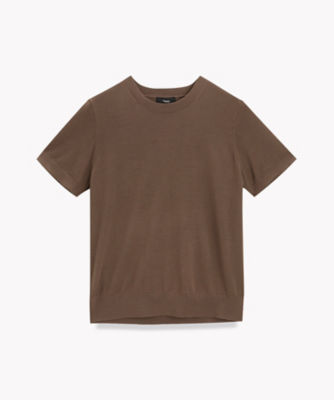 ＜Theory (Women／大きいサイズ)＞Ｒｅｇａｌ　Ｗｏｏｌ　Ｂａｓｉｃ　Ｔｅｅ　Ｐ