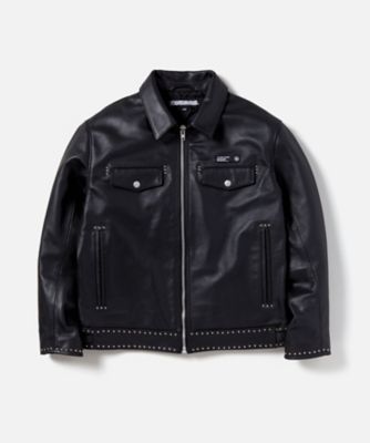 レザージャケット ＳＴＵＤＳ ＳＩＮＧＬＥ ＬＥＡＴＨＥＲ