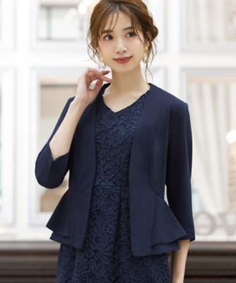 GIRL ノーカラージャケット サイドペプラムノーカラージャケット スモールサイズ | GIRL