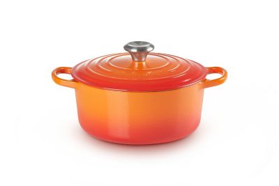 LE CREUSET/ル・クルーゼ 【ル・クルーゼおまとめ】シグニチャー ココット・ロンド  オレンジ (SSツマミ) 各種