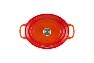 ルクルーゼLE CREUSET ココットオーバル　23cm オレンジ Amazon｜ル・クルーゼ(Le Creuset) 鋳物 ホーロー 鍋ココット