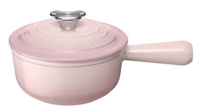 ＜LE CREUSET＞ソースパン　１６ｃｍ　ベアーツマミ　シェルピンク