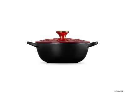 ル・クルーゼおまとめ】ミッキーマウス／マルミット １８ｃｍ チェリーレッド／マットブラック | LE CREUSET/ル・クルーゼ |  三越伊勢丹オンラインストア・通販【公式】