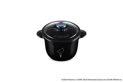 ＜LE CREUSET＞ポケモン　ココット・エブリィ　１８　シャイニーブラック　（イリディセントツマミ）【ル・クルーゼおまとめ】