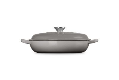 ルクルーゼ　ビュッフェ・キャセロール 26cm ミストグレー SALE☆8/19迄】ビュッフェ・キャセロール 26cm ミストグレー(BM
