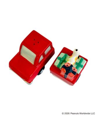 ソルト＆ペッパー Snoopy Red Truck Salt and