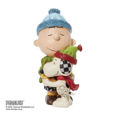 edom (Men)/エドム フィギュア Snoopy and Charlie Brown Hugging-Winter