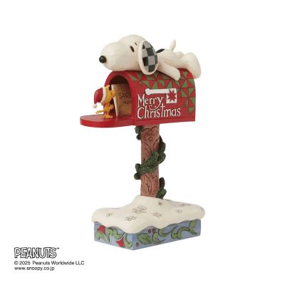 フィギュア　Ｓｎｏｏｐｙ　ａｎｄ　Ｗｏｏｄｓｔｏｃｋ　Ｃｈｒｉｓｔｍａｓ　Ｍａｉｌｂｏｘ
