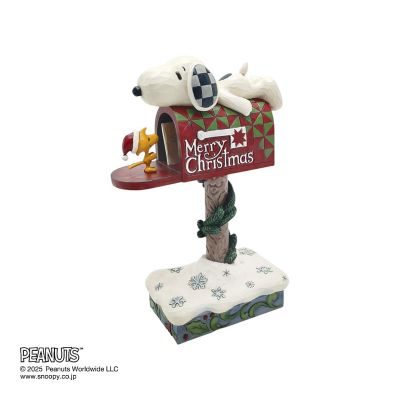 フィギュア　Ｓｎｏｏｐｙ　ａｎｄ　Ｗｏｏｄｓｔｏｃｋ　Ｃｈｒｉｓｔｍａｓ　Ｍａｉｌｂｏｘ