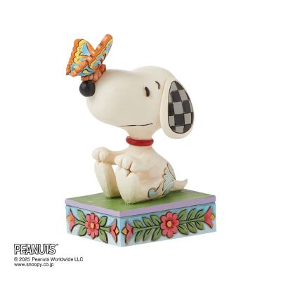 スヌーピーフランス製レジンのフィギュア Amazon.co.jp: Enesco Jim Shore ピーナッツ スヌーピーとウッド