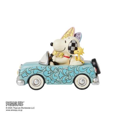 フィギュア　Ｓｎｏｏｐｙ　＆　Ｗｏｏｄｓｔｏｃｋ　ｉｎ　Ｃａｒ　Ｓｕｒｆｂｏａｒｄｓ