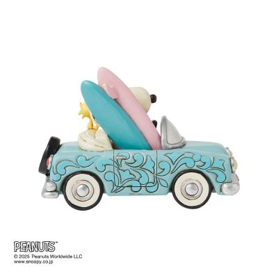フィギュア　Ｓｎｏｏｐｙ　＆　Ｗｏｏｄｓｔｏｃｋ　ｉｎ　Ｃａｒ　Ｓｕｒｆｂｏａｒｄｓ