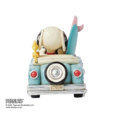 フィギュア　Ｓｎｏｏｐｙ　＆　Ｗｏｏｄｓｔｏｃｋ　ｉｎ　Ｃａｒ　Ｓｕｒｆｂｏａｒｄｓ