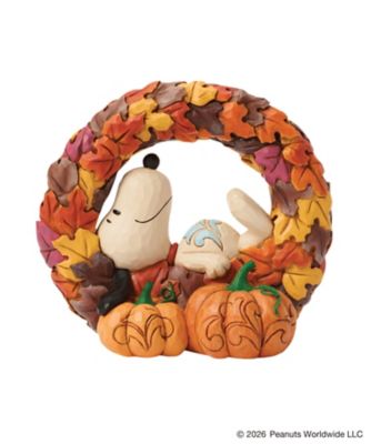 フィギュア Snoopy on Fall Wreath | edom/エドム