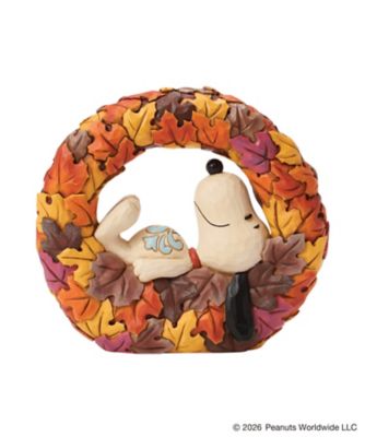 フィギュア Snoopy on Fall Wreath | edom/エドム