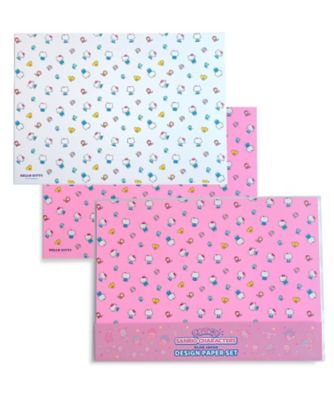 ＜Olor Japan (Women)＞■【受注商品】１２月上旬以降お届け　ＰＯＰ　ＰＩＮＫデザインペーパーセットハローキティ