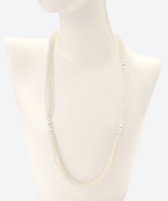 ホワイトトパーズ 淡水パールロングネックレス 三越伊勢丹オンラインストア 公式