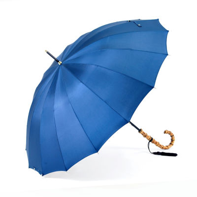  雨傘「トラッド16」 ネービー 傘・日傘