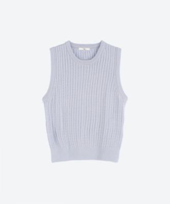 ＜OWLET (Baby&Kids)＞ラウンドネックケーブルベスト