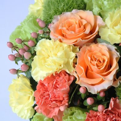 生花アレンジメント　ミレーユ　オレンジＬ