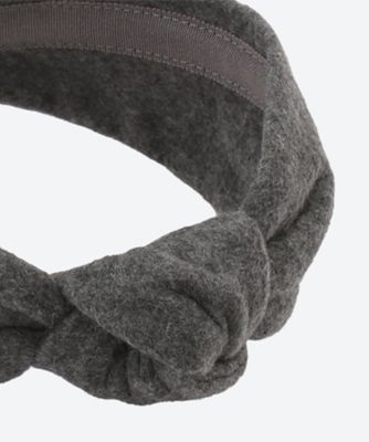 Jennifer Ouellette フリース カチューシャ ヘアバンド　グレー カチューシャ Fleece Sid | JENNIFER OUELLETTE (Women
