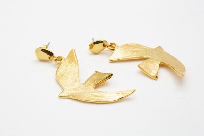 セシル・エ・ジャンヌ　鳩ロングピアス