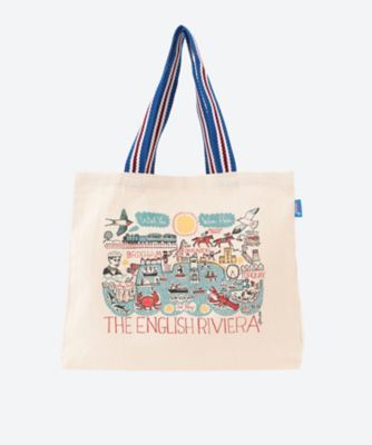 ★＜ジュリア・ガッシュ＞ショッピングバッグ　横型（大）ＴＨＥ　ＥＮＧＬＩＳＨ　ＲＩＶＩＥＲＡ