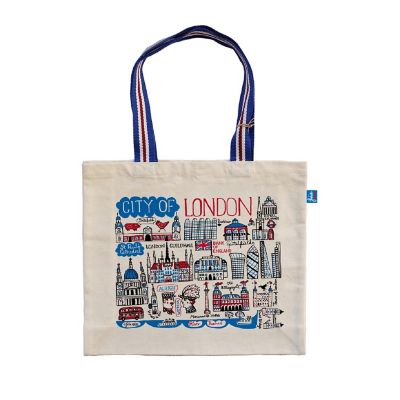 ＜Julia GASH＞★ショッピングバッグ　横型（大）ＣＩＴＹ　Ｏｆ　ＬＯＮＤＯＮ