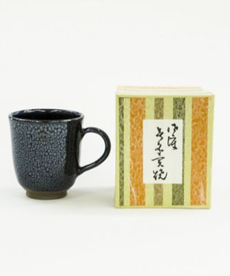 【越品】無名異焼玉堂窯元　マグカップ　丸型