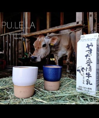 ＜NIIGATA 越品＞【越品】丸三安田瓦工業　ＰＵＬＥＬＡ　ｍｉｌｋ　ｃｕｐセット