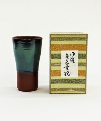 【越品】無名異焼玉堂窯元　ビールコップ