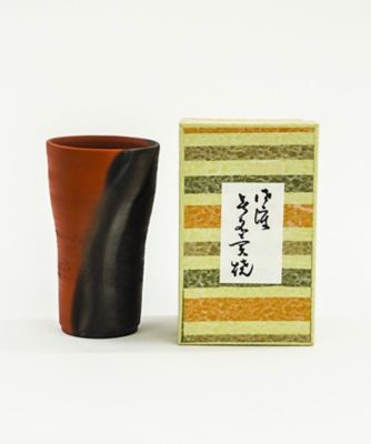 【越品】無名異焼玉堂窯元　ビールコップ