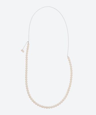 ＜MADAMA(Women)＞アコヤパール×Ｋ１８ＷＧチェーンネックレス
