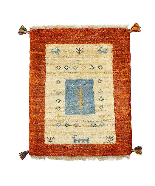 ☆ペルシャ絨毯 手織りギャッベ 玄関マットＳサイズ１ | 三越伊勢丹 