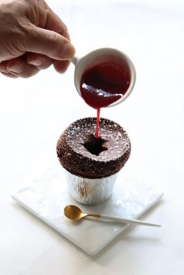 ＜Les TONNEAUX ＞★ご自宅で焼く、特製チョコレートスフレ　３個セット