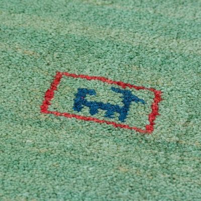 ★ペルシャ絨毯　手織りギャッベ　ラグＳサイズ〔１〕