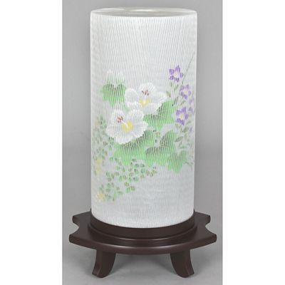 ＜盆提灯・行灯＞【ＥＣＮｏ．Ｆ－１５】つむぎ　芙蓉