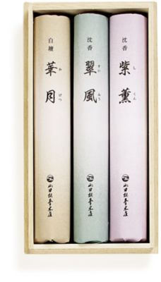 ＜京都/山田松香木店＞★【産直】華月・翠風・紫薫　３把桐箱入