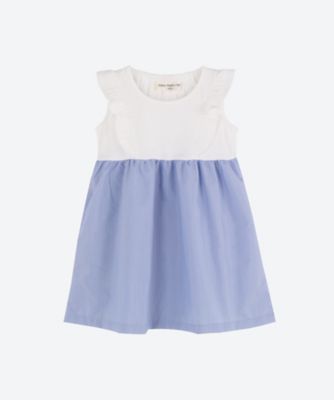 むーのんのん 無地 ストライプフリル付きノースリーブワンピース ５１２ ６５３１ ６１ 三越伊勢丹オンラインストア 公式