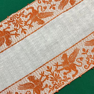 ★テーブルランナー「グリフィン」オレンジ