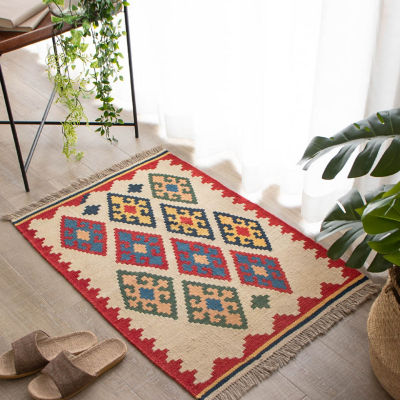 ペルシャ手織りキリム 玄関マットＭサイズ ２ の通販 | 三越伊勢丹