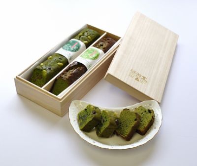 京都＜京都・宇治 茶游堂＞/キョウト・ウジ チャユウドウ 宇治抹茶チョコレートブラウニーと抹茶パウンドケーキのセット 「あじろぎ」（洋菓子）【三越伊勢丹/公式】