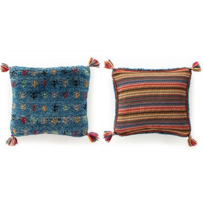 ☆ペルシャ手織りギャッベ クッション4 | 三越伊勢丹オンライン