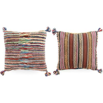 【SALE】三越伊勢丹オンラインストア ペルシャ手織りギャッベ クッション4 (8)msc59 【三越伊勢丹/公式】