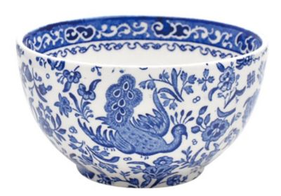＜BURLEIGH＞★【予約販売】ブルーリーガルピーコック　シュガーボウルＬ【９月下旬以降順次発送】