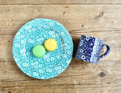 ☆【予約販売】ティールキャリコ プレート中【4月中旬以降順次発送