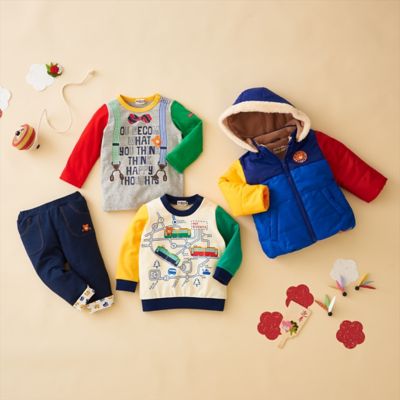 【SALE】HOT BISCUITS MIKIHOUSE(Baby & Kids)/ホットビスケッツ ミキハウス 2109ホットビスケッツ ミキハウス男児福袋 ミドリ【三越伊勢丹/公式】